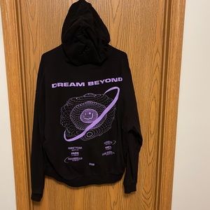 ASOS Designs Black Hooded Sweatshirt